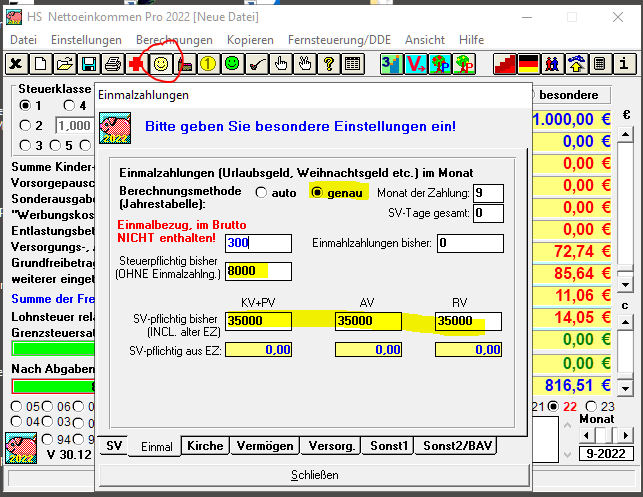 Um die Energiepauschale erhhtes Brutto.
